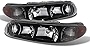 VIPMOTOZ Chrome Housing OE-Style Headlight Headlamp Assembly For 1997-2005 Buick Century & Regal, Driver & Passenger Side