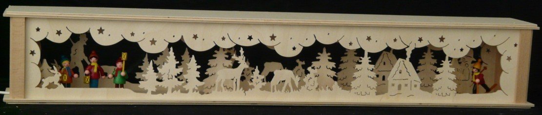 Enfant de lanterne sur arche de Noël en bois, le cadeau idéal pour les fêtes