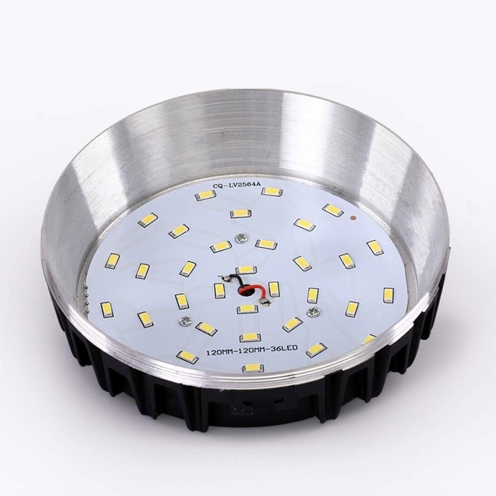 Downlight de interior Luz de techo empotrada resistente Luz empotrada de aluminio fundido a presión Luz de panel redondo Foco Adecuado for iluminación interior y exterior de dormitorio de baño. Lámpar