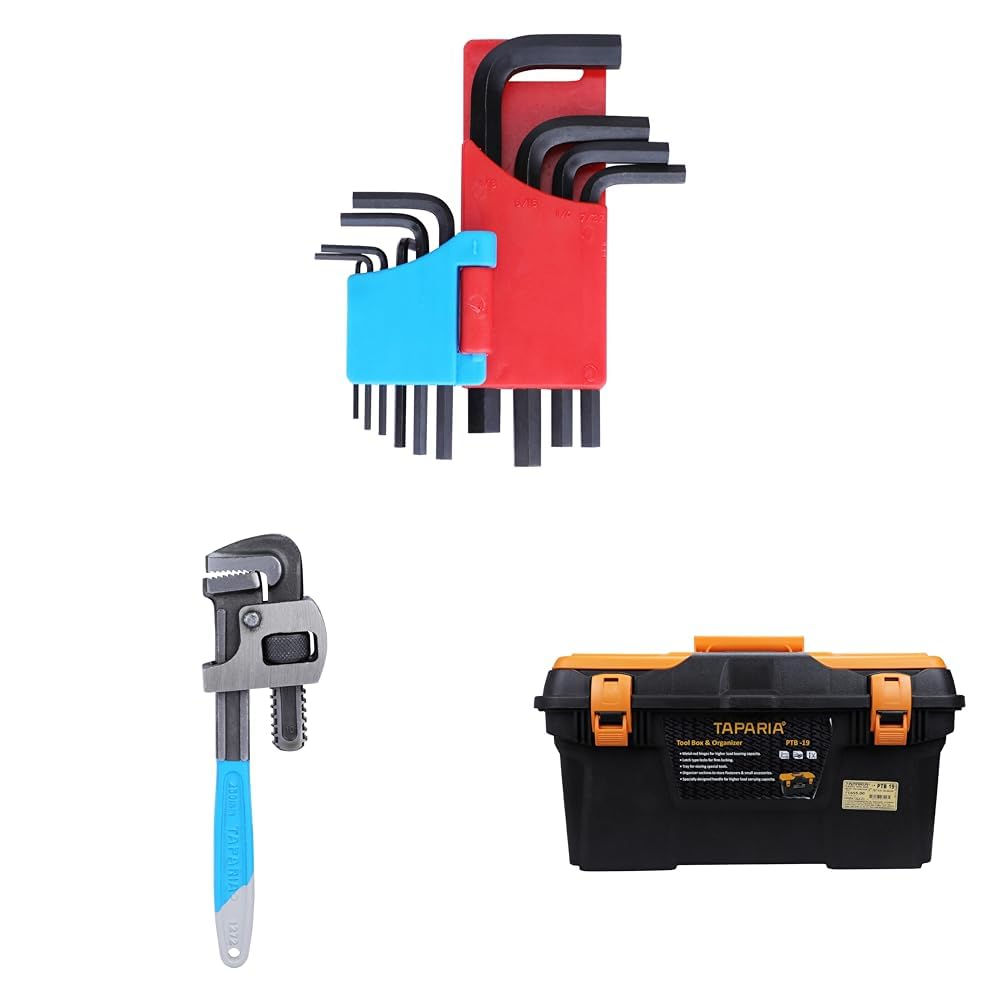 Taparia KHI-10V Steel Allen Key Set (Black Finish, Hanger Packing, Pack of 10) (B09SXR2QTY) Amazon Price History, Amazon Price Tracker