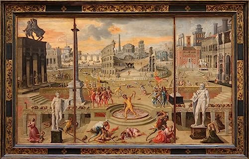 Impression d'art les Massacres du Triumvirat Antoine Caron affiche déco murale toile 60x90