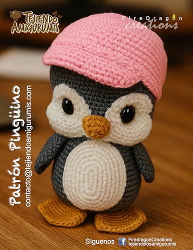 Patron Pingüino con Gorro