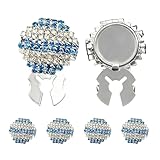 silver knot cufflinks uk USO VERSÁTIL: Este cubre botones camisa mujer es ideal para bodas, fiestas y otras ocasiones especiales; este juego de botones para camisa de mujer no solo puede decorar su ropa, sino también bolsos, zapatos e incluso servir como elemento decorativo para el hogar.