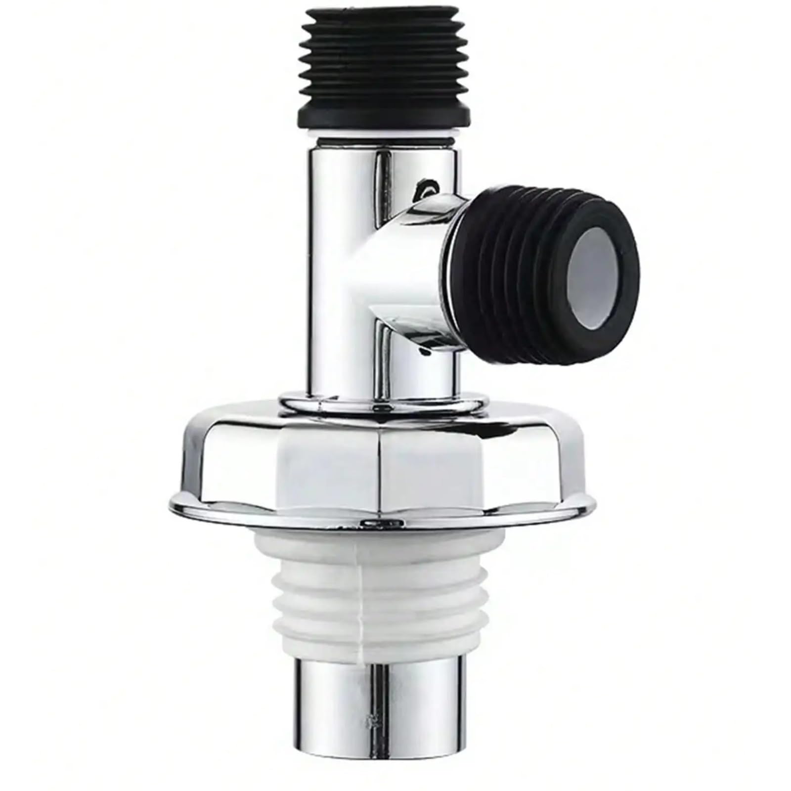 Tuyau de drainage anti-débordement et drain de sol pour machine à laver avec joint 3 voies