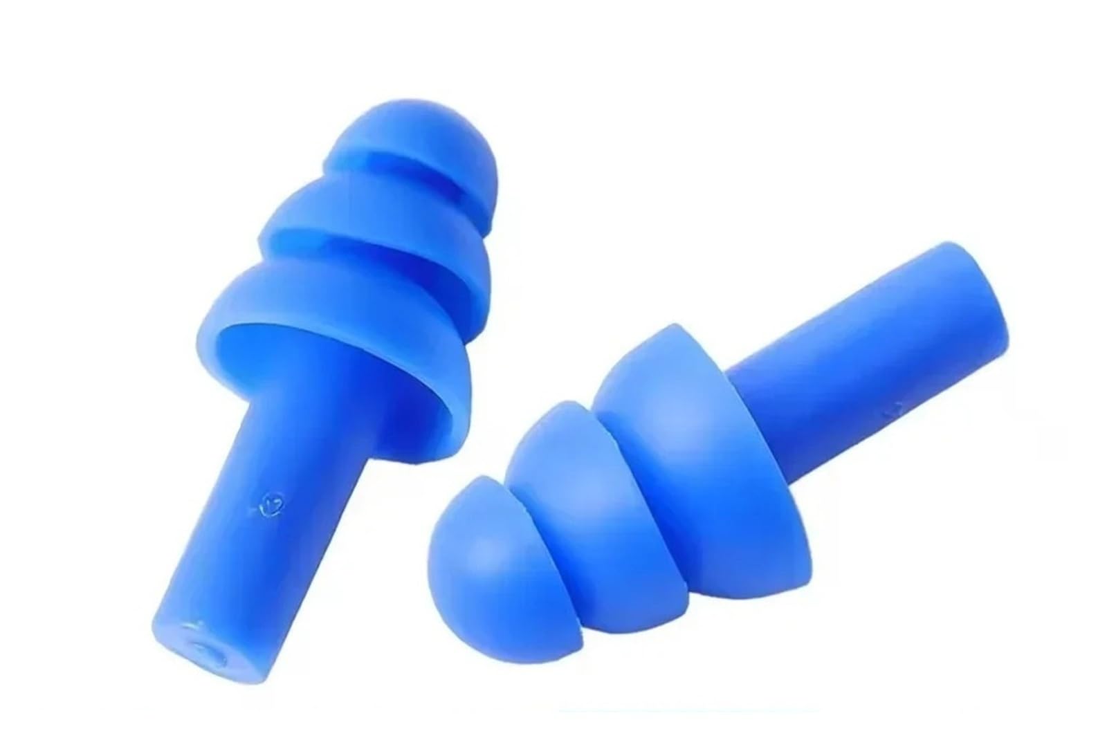 1/25 paia di tappi per le orecchie in silicone con cancellazione del rumore, per dormire e nuotare, impermeabili, riutilizzabili (25 paia (50 pezzi)