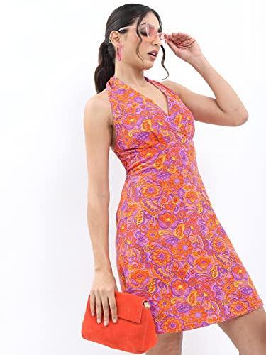 Image of Ketch Women Regular Fit Printed Sleeveless Dress