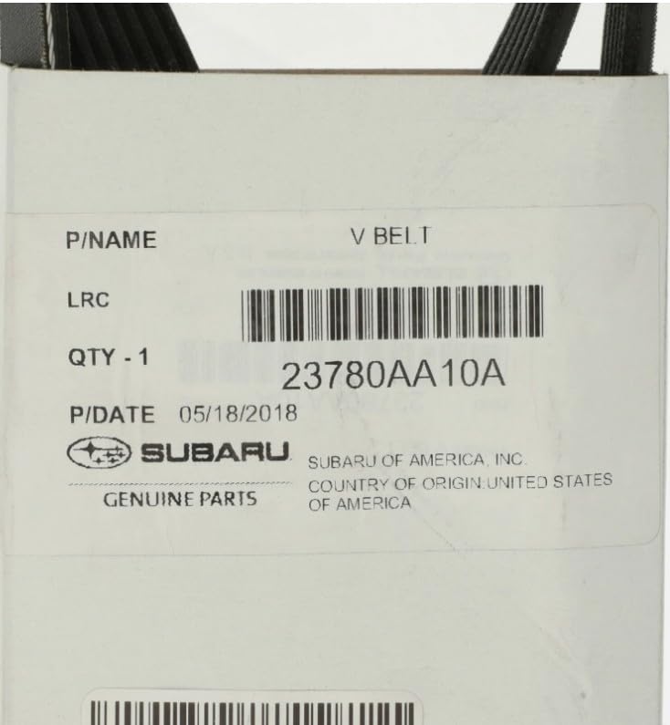 Subaru 2019-2026 Subaru Ascent Legacy Outback 2.4L Serpentine Belt 23780AA10A Genuine OEM image 3