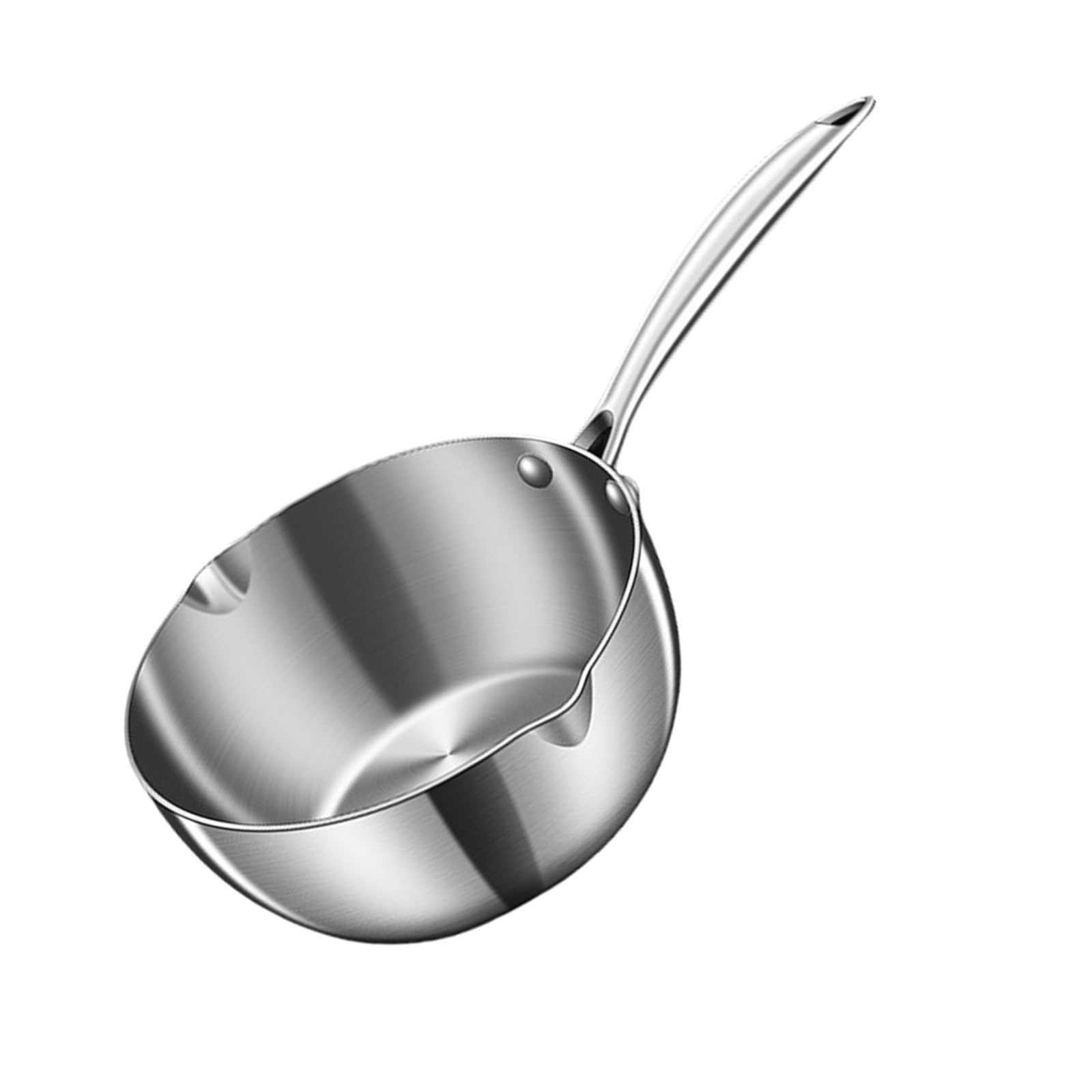 Jazuaiao Multifuntional Small Soup Pots 304Stainless Steel Cooking Pots Practical Small Cookware Cooking Tool for Kitchen Kitchen Cookware