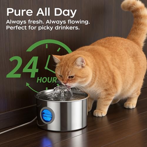 Fuente para Gatos Acero Inoxidable 3.2L miniatura 5