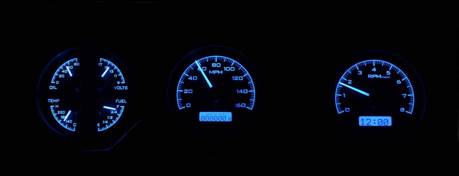 Amazon.com: Dakota Digital 70 71 72 Pontiac GTO VHX Analog Dash