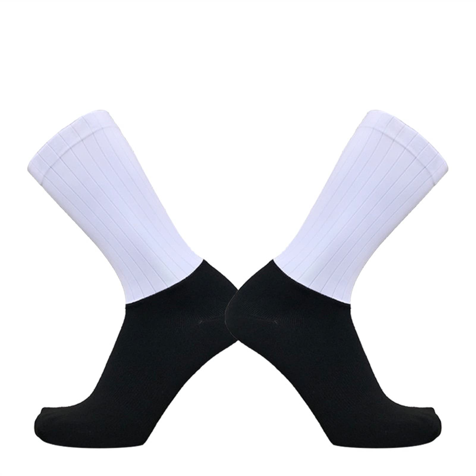 Calcetines de Ciclismo Transpirables Hombres Anti Deslizamiento sin Fisuras Aero Bike Wearproom Traying Calcetines