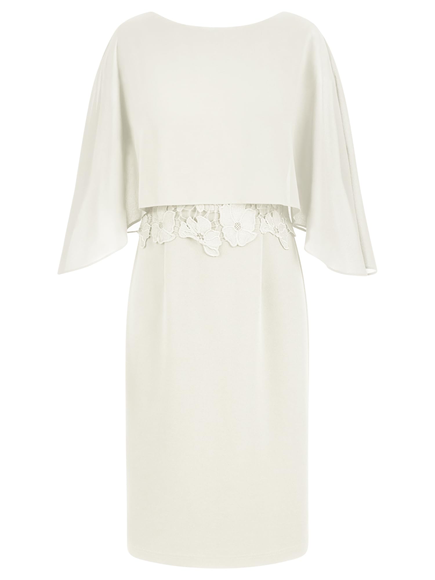 APART Fashion Sukienka koktajlowa Kobiety Kleid Mit Chiffoncape