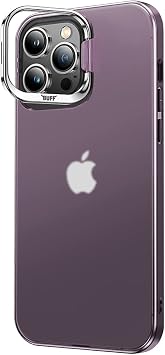 BUFF LABS Buff iPhone 14 Pro Max New Corner Kamera Kapaklı Standlı Kılıf Mor, Buff Labs