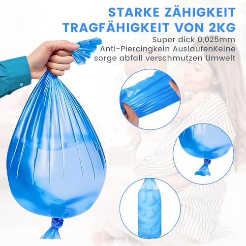 18 Stück Windeleimer Nachfüllkassetten Nachfüllfolie Abdichtung Zähigkeit, 4.5M Nachfüllbeutel Verbesserte Geruchsresistenz und Haltbarkeit… – Ansicht 5