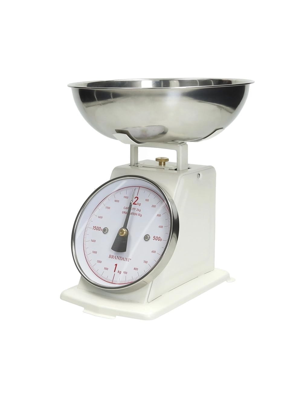 Bilancia vintage avorio inox