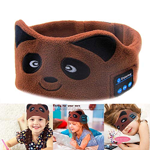 Drahtlose Bluetooth-Kopfhörer für Kinder 4.2 Schlafmaske, USB aufladbare/Waschbar/Adjustable - Perfekt für Reisen Siesta und Schlafen