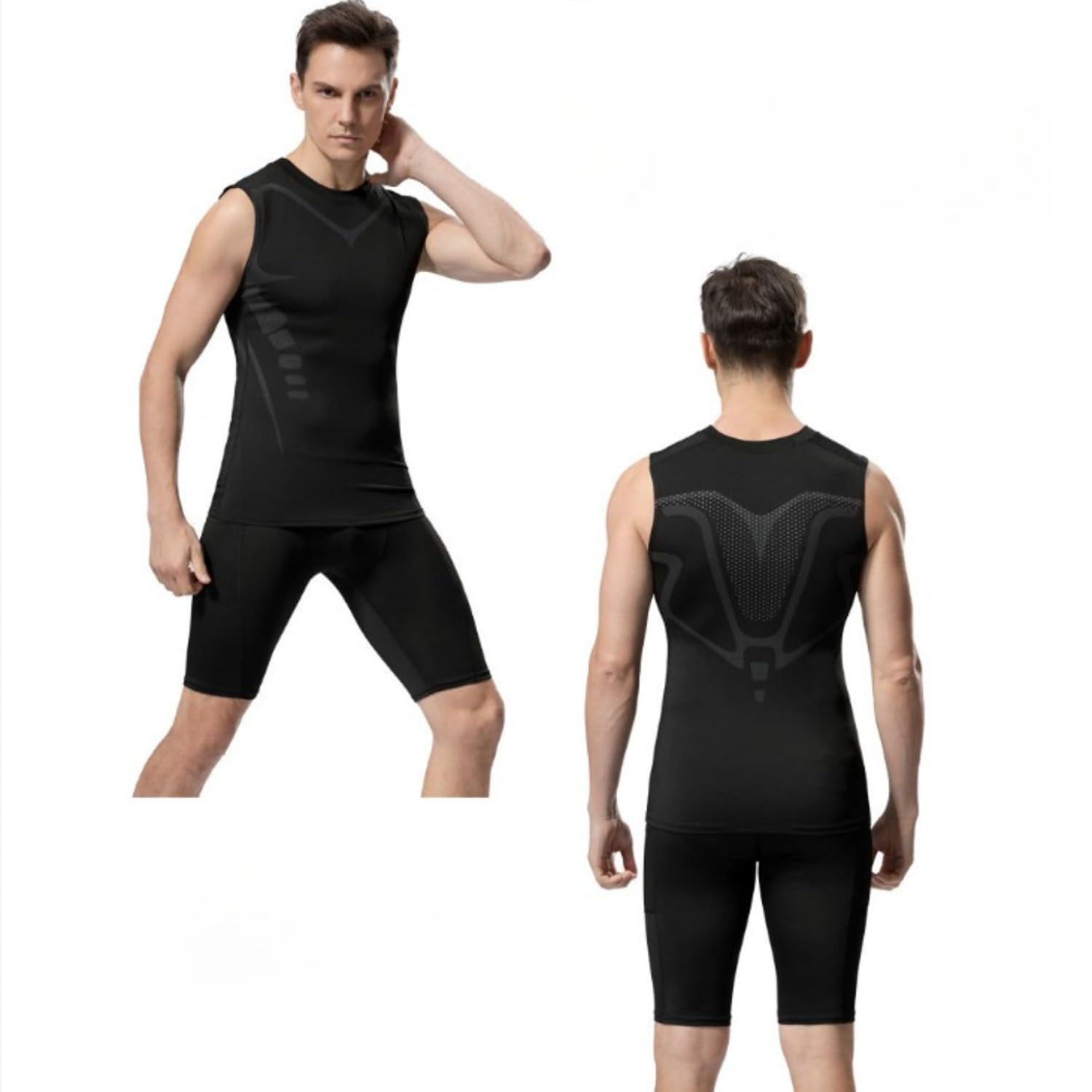 Flat Stomach Tshirt, Ionic Shaping Vest, For Men Seeking The Perfect Body - 4