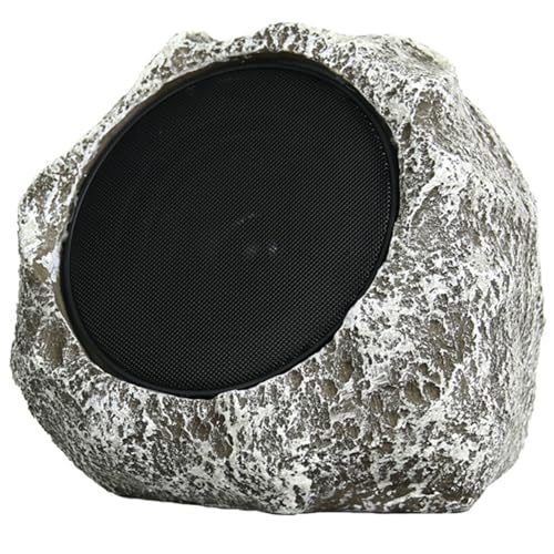 Peosaard Outdoor Rock Speakers 9x7x7'' Waterproof Solar-Powered/USB Wireless Outdoor Speakers Rechargeable Outdoor Speakers for Garden Patios Villas Parks Camping, Outdoor Rock Speakers - Image 3