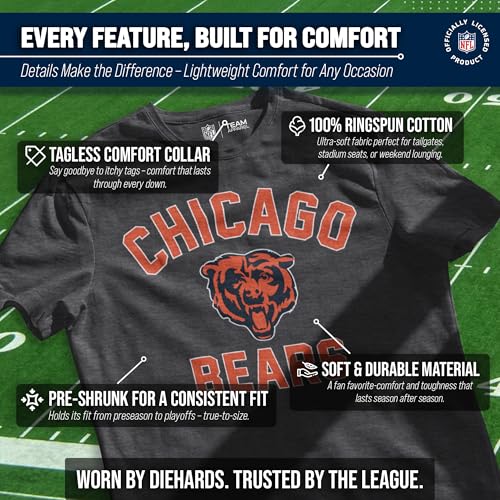 Image of NFL Gameday Cotton Blend T-Shirt for Men and Women - Licensed