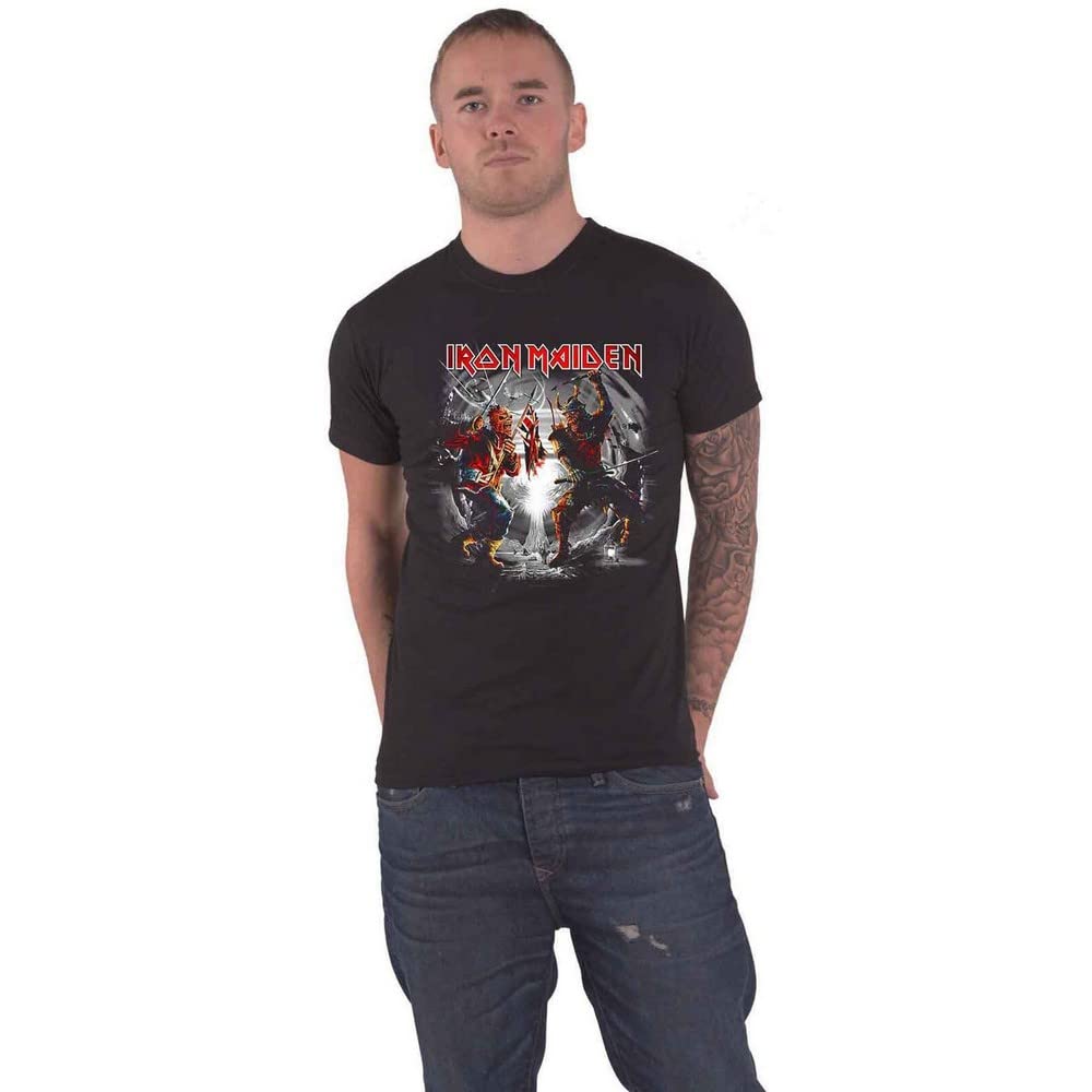 Rock Off Iron Maiden 'Trooper 2022' (Black) T-Shirt (Large)