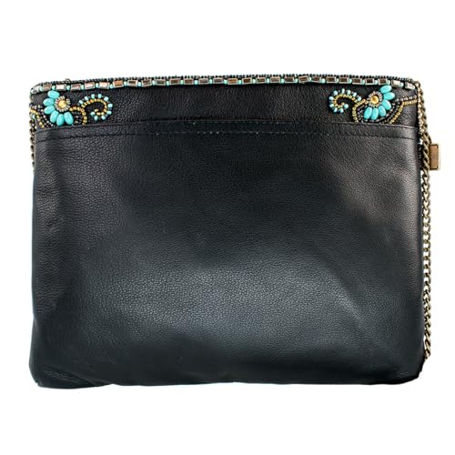 Mary Frances Cowgirl Beaded Crossbody Handbag with Western Rodeo Motif and Turquoise Accents Novelty Statement Clutch Bag, Multicolor2