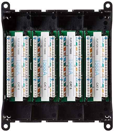 Leviton 476Tm-624 Eb 24Port Cat6 Patch Panel Twist Mnt #TOP1