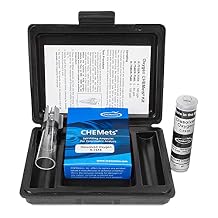 CHEMetrics K-7518 Oxygen Dissolved CHEMets Kit, Range 5-180 ppb