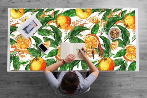 Sous-main de bureau 120x60 cm antidérapant et imperméable facile à nettoyer