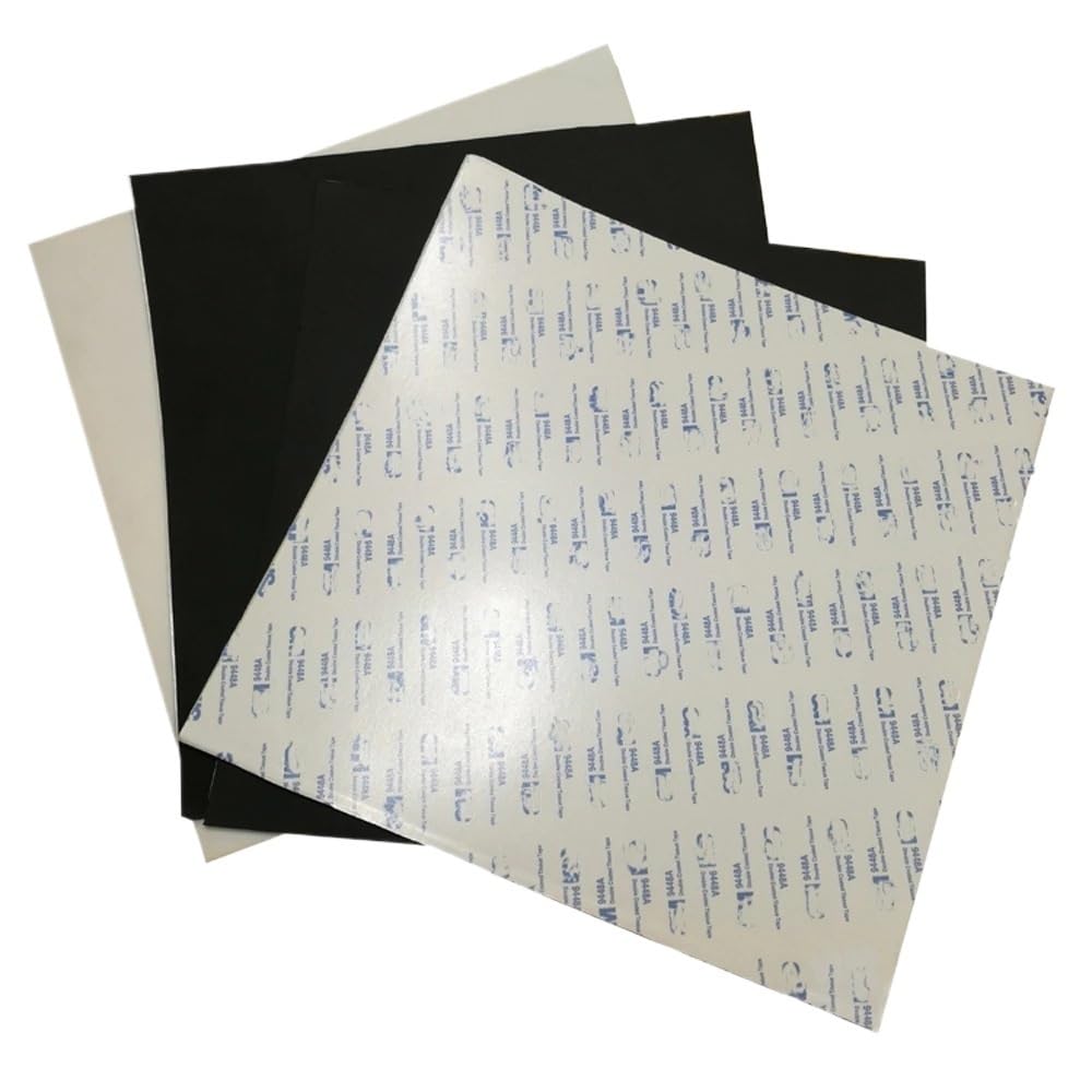 Jieyuzyuo White Self Adhesive Silicrubber Sheet 300X300mm With Thickness 0.5Mm-5Mm High Temperature Resistance Silicboard Mat/White/300 * 300 * 1Mm