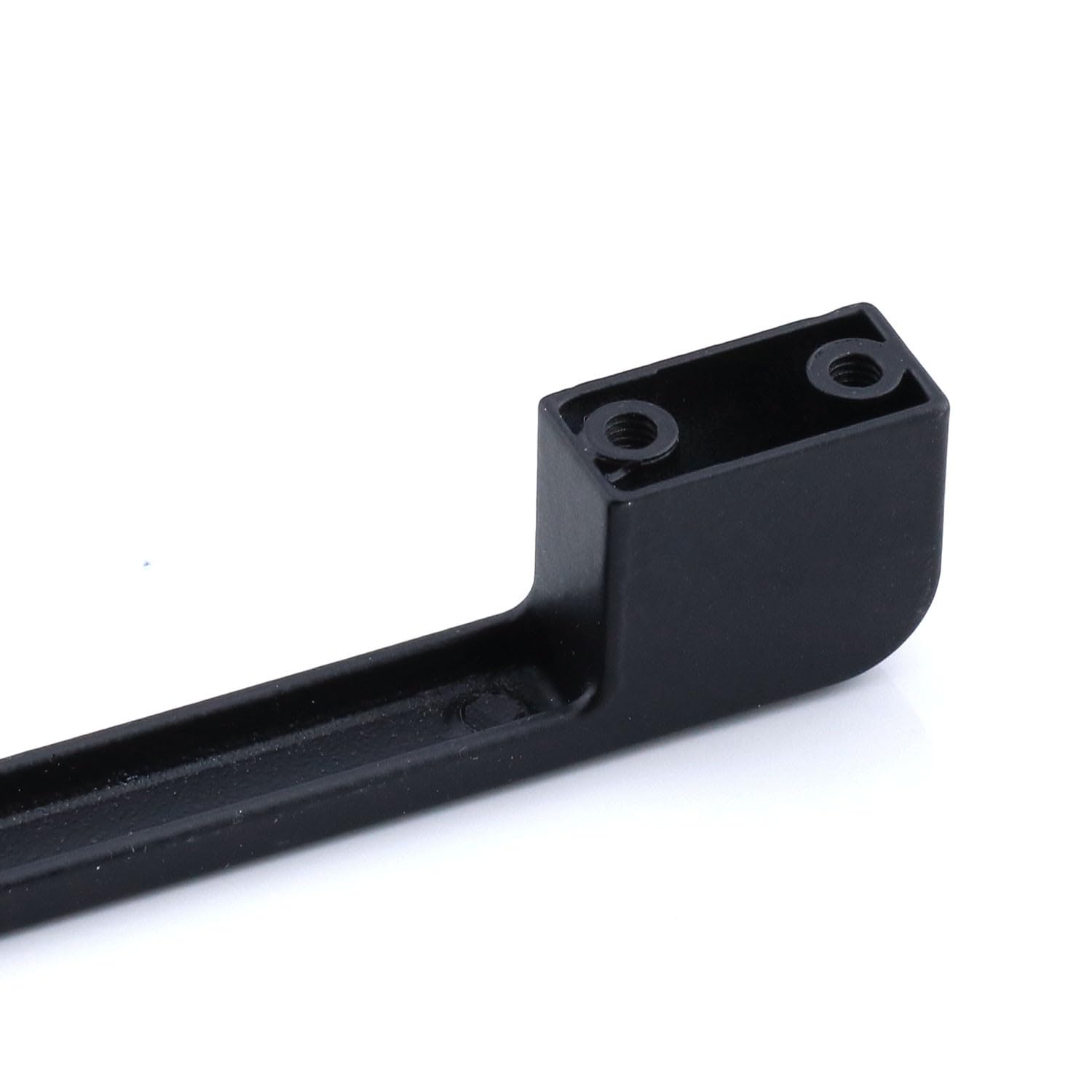 Badem10 Radus Siyah Metal Kulp 256 mm - 25.6 cm Mobilya Çekmece Mutfak Dolabı Dolap Kulpları Kulbu Kulpu