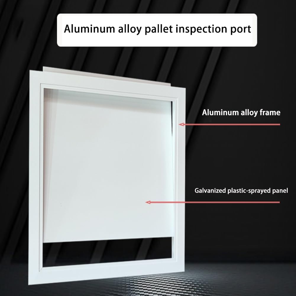 Genérico Panel de Acceso Oculto para Techo Trampilla Pladur 15x15 20x20 30x30 40x40 CM Puerta de Inspección Rectangular de Aluminio Instalación Empotrada(35 cm x 35 cm)