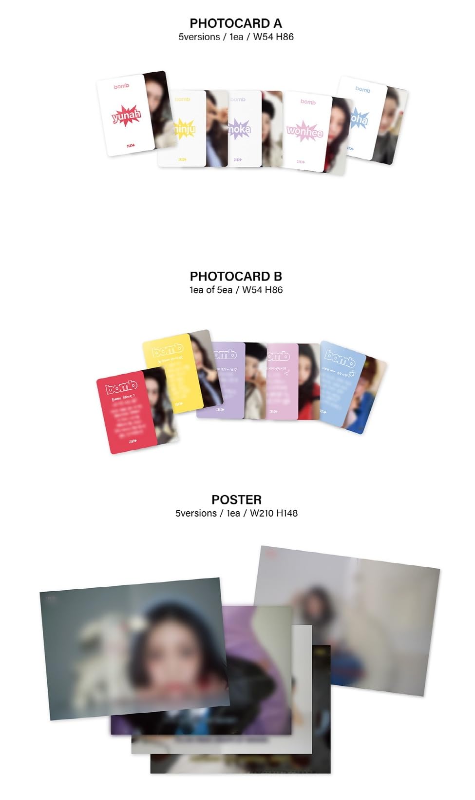 Amazon.com: ILLIT - 3rd Mini Album [bomb] GLLIT ver. (MOKA ver