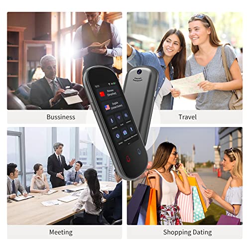 Language Translator Device Supports Offline Translation Assistance Audio Memo Camera Translation,107 Languages Two Way Translation For Travelling Learning Business #TOP4