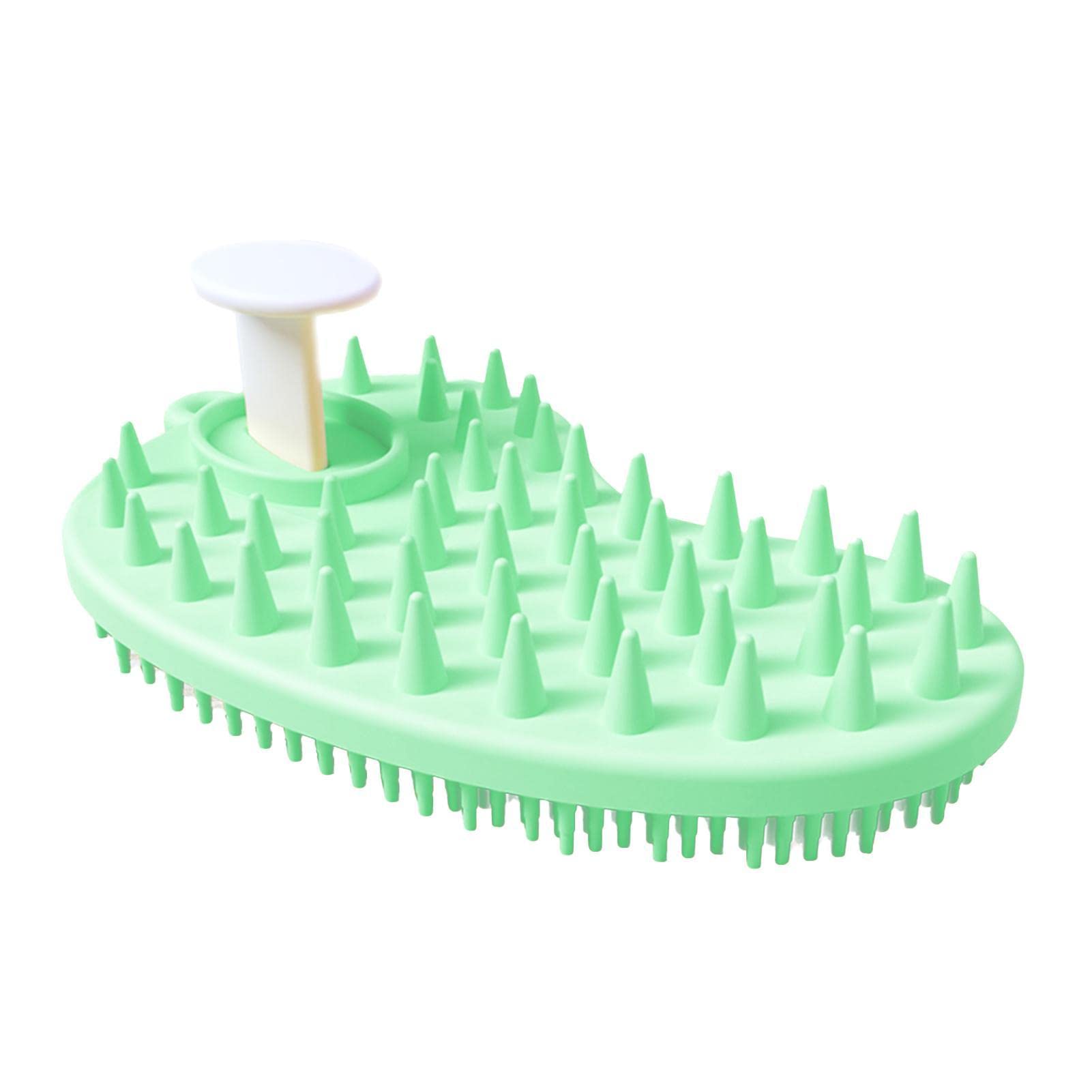 5 cepillos masajeadores de cabeza, masajeador de cabello de doble cara para el crecimiento del cabello, masajeador de cuero cabelludo exfoliante para extracción, cerdas de silicona suave, llega