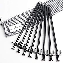 Beefoor 12-Inch Heavy Duty Tent Stakes