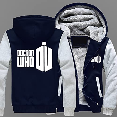 Sweat à Capuche Zippé Homme – Polaire épaisse, Doublure Velours, Chaud Pour L’hiver
