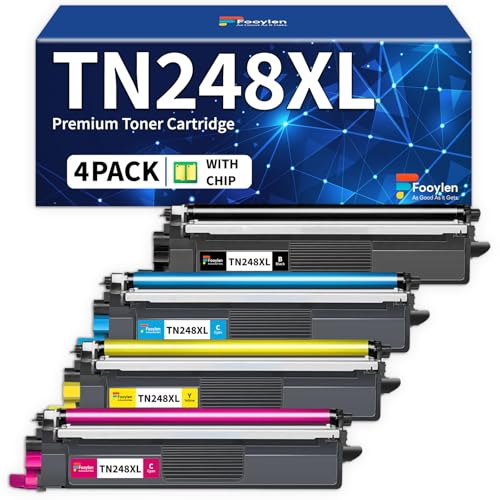 Toner TN248XL cyan magenta jaune noir pour le télétravail sur DCP-L3560CDW