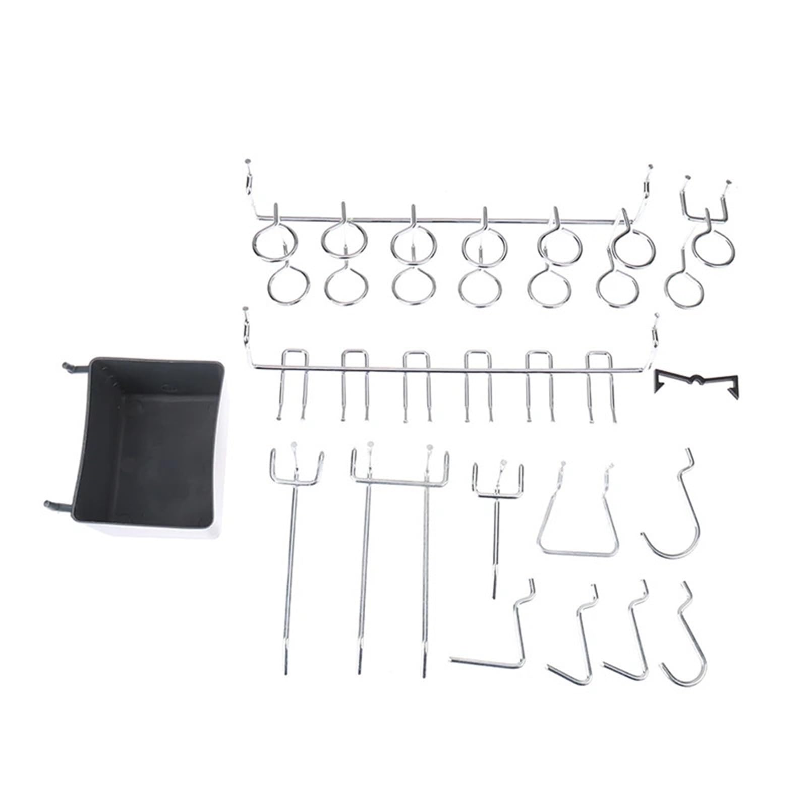 Zyayng One Color 81Pcs Pegboard Hooks Assortment For Home