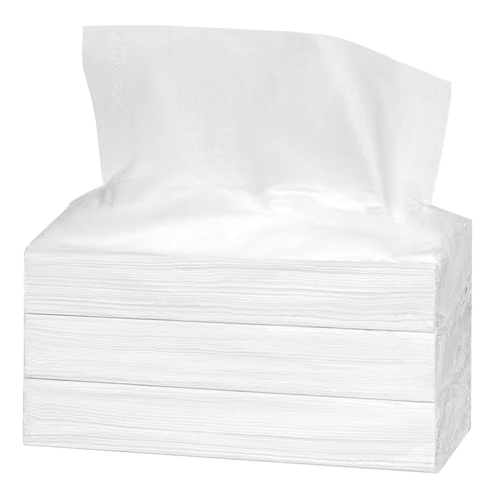 Cartisen Car Tissue Holder, Sun Visor Napkin Holder, Car Visor Tissue Holder, Luxury PU Leather Backseat Tissue Case Holder (Car Tissues - 3 Pack (3-Ply 70 Sheets/Pack))