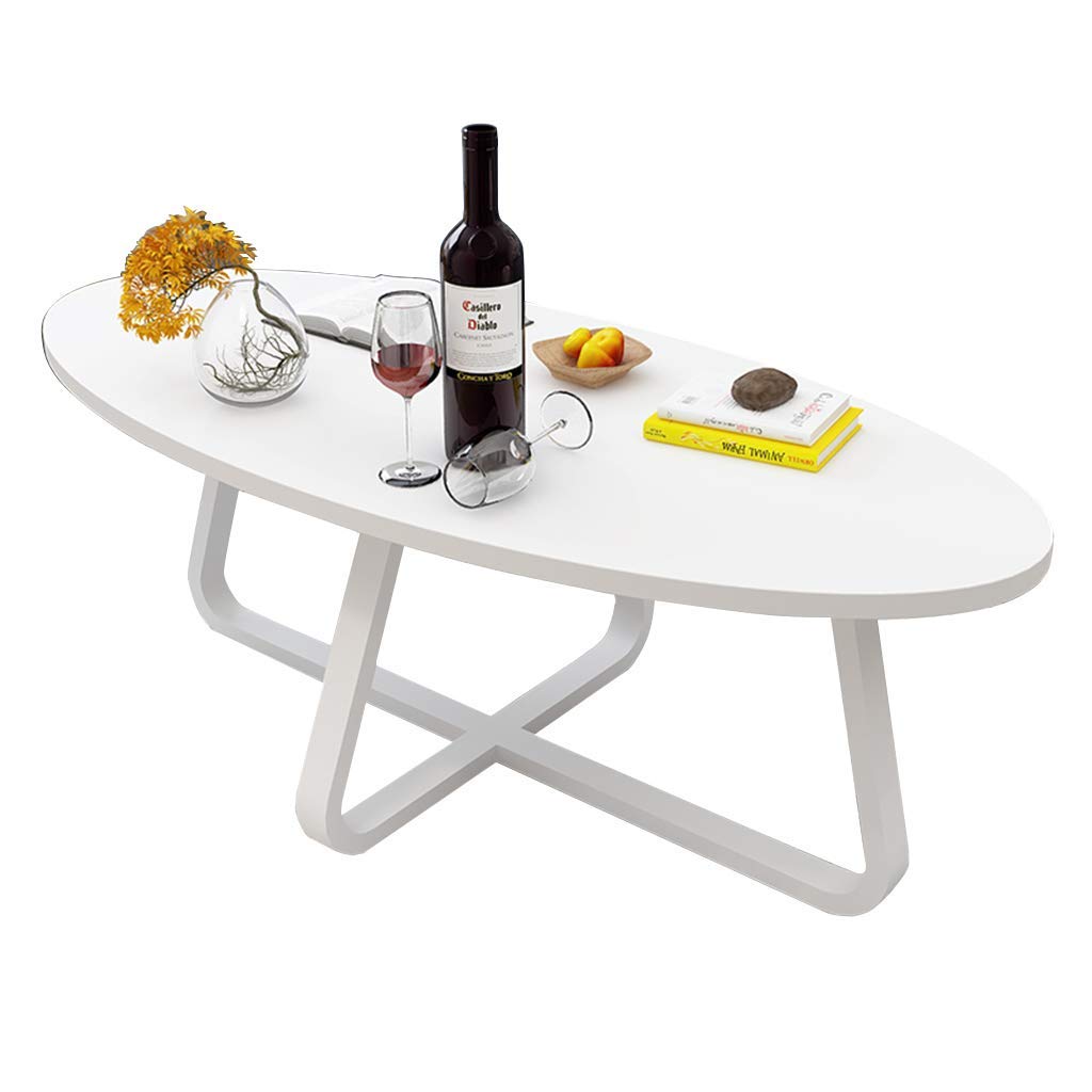 Table d'appoint ovale au design épuré pour intérieur chic