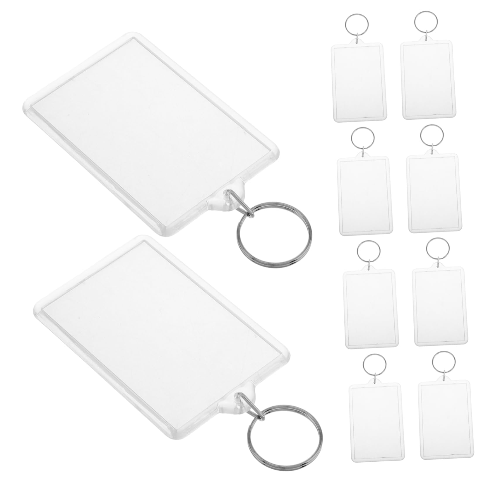 Porte-clés porte-photo lot de 50 pour création de cadeaux d'invités et mariages personnalisés