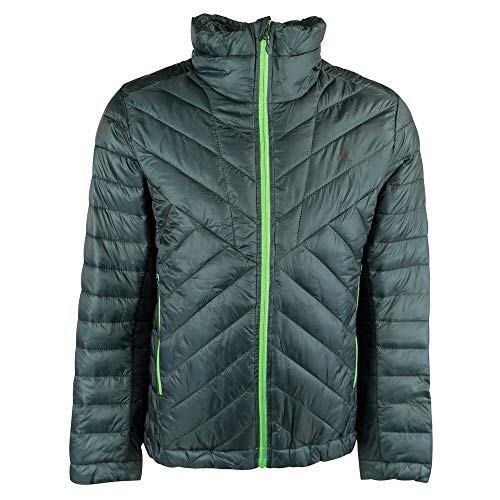 Schöffel Herren Thermo Jacket Covol M, warme und atmungsaktive Herren Jacke mit verstellbarer Kapuze, Thermojacke mit hochschließendem Kragen, sea moss, 58