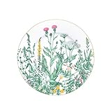 Krasilnikoff - Teller, Kuchenteller - Botanica - Porzellan - Ø20 cm