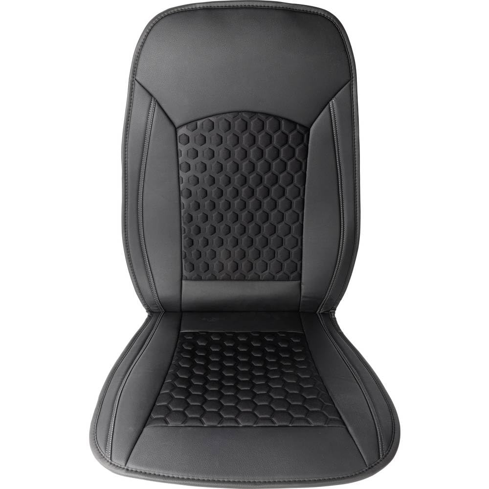 HP Autozubehör 19163 - Cuscino per sedile passeggero, in similpelle, colore: Nero