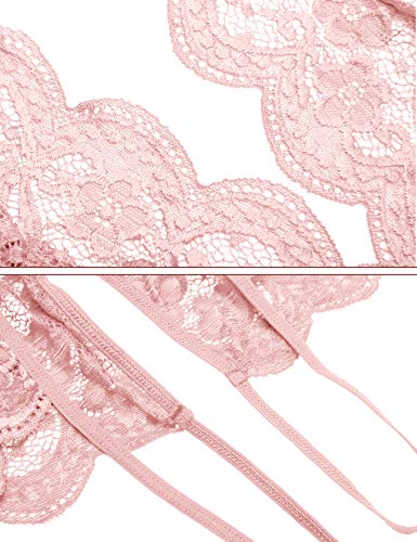 Image of Ababoon Women One Piece Lingerie Lace Sexy Baby Dolls Teddy Sleepwear