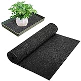 Automatic Plant Watering Mat 3mm Thick Self Watering Capillary Mat 9.2Ft x 25In Felt Plant Water Wicking Mat for Greenhouse Hydroponics Indoor Potted Plants Seed Sprouting Hydroponics Potted Plants