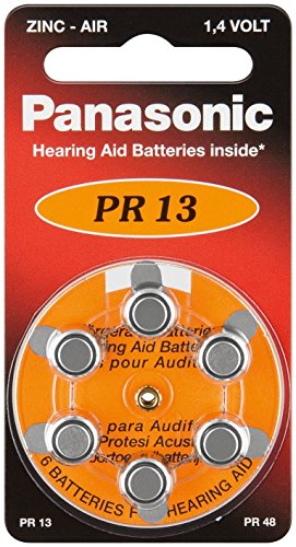 Preisvergleich Produktbild Batterien Für Hörgeräte Panasonic Pr13 1,4 Volt 6 Stück