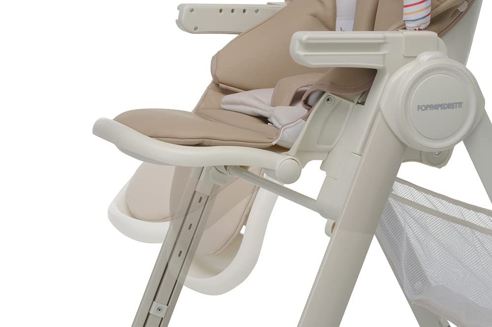 Foppapedretti Seggiolone Sdraietta Misterchef, bambini da 0 a 3 anni (fino a 15 Kg), Seduta/Poggiapiedi/Schienale Regolabili, Cesto Porta Oggetti, Stabile, con Imbottitura Lavabile, Circus