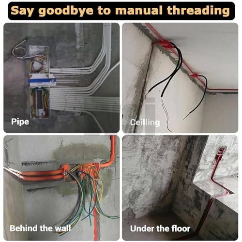 Extractor de cables eléctrico inalámbrico con fuerza de avance guiado 3