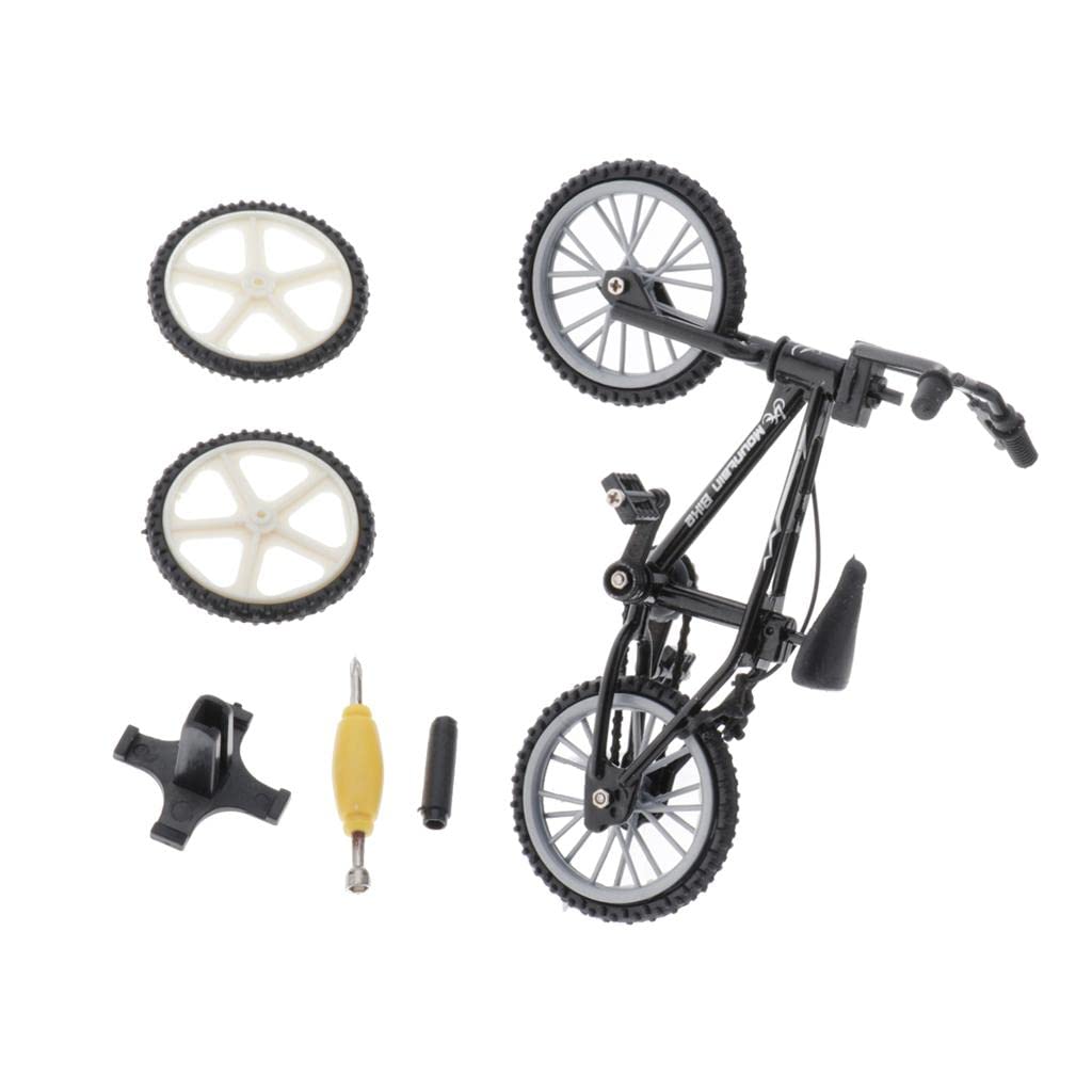 Giocattolo BMX Finger Board Bicicletta per Bambini, Nero
